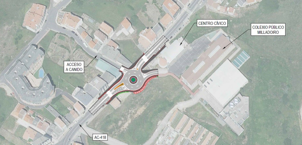 La Xunta aprueba el proyecto provisional para construir una glorieta en la entrada de Malpica