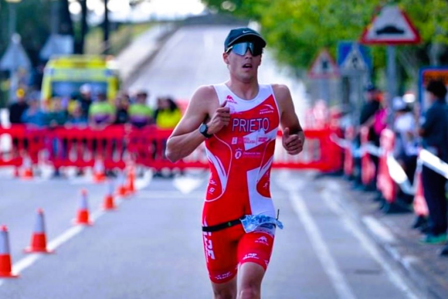 Andrés Prieto, campeón gallego de duatlón de carretera