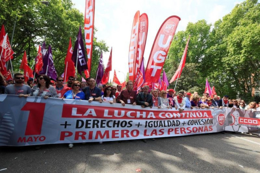 Estas son las manifestaciones convocadas en Galicia por el 1 de mayo