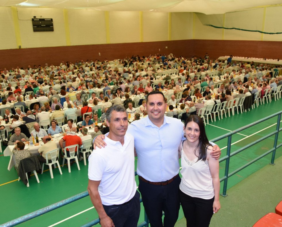 Foto da pasada edición da festa dos maiores de Muxía