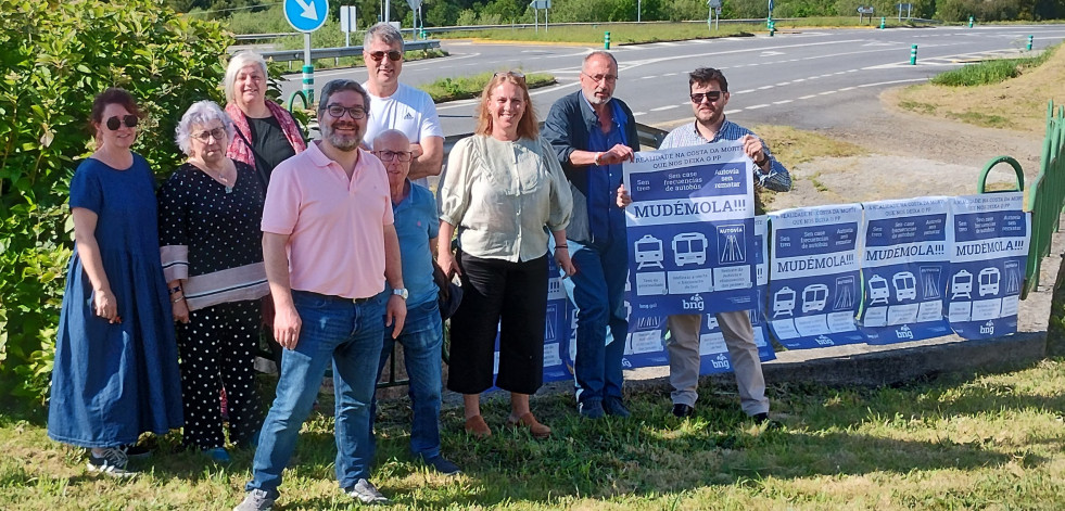 Los nacionalistas acusan al PP de hacer propaganda partidista con la obra de la autovía