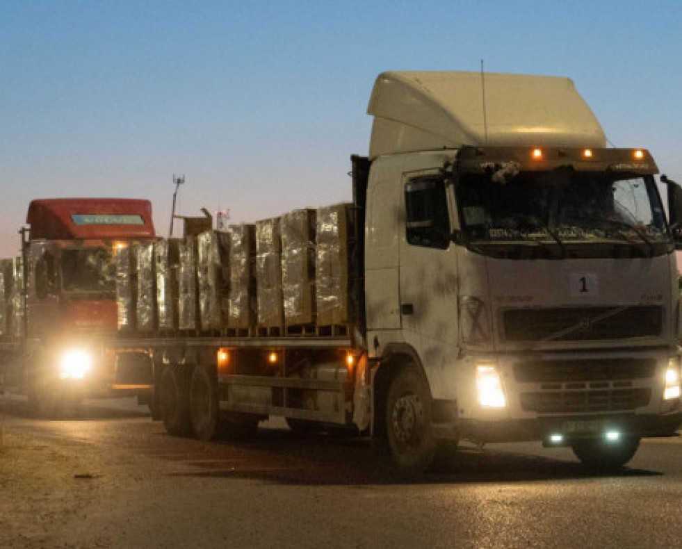 CamionesdeayudaparaelnortedeGaza