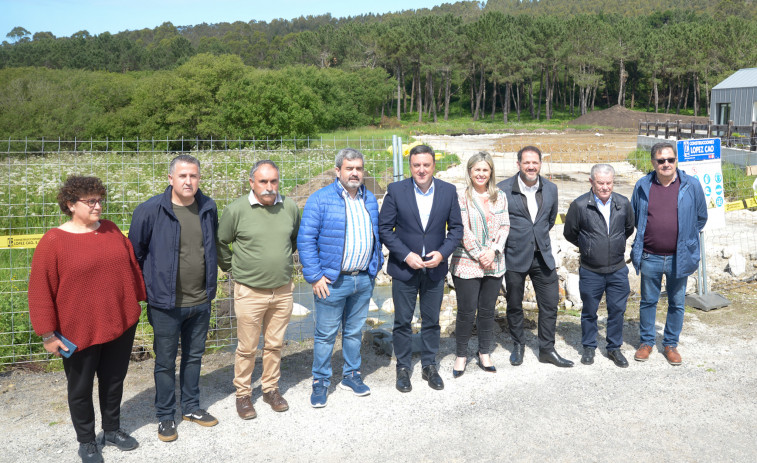 La Diputación destaca el buen ritmo de las obras del aparcamiento de Balarés, que estará listo en septiembre
