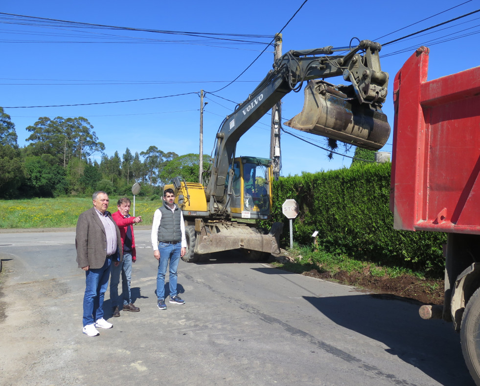 2024.05.24.  Obras estrada Igrexario de Golmar San Pantaión