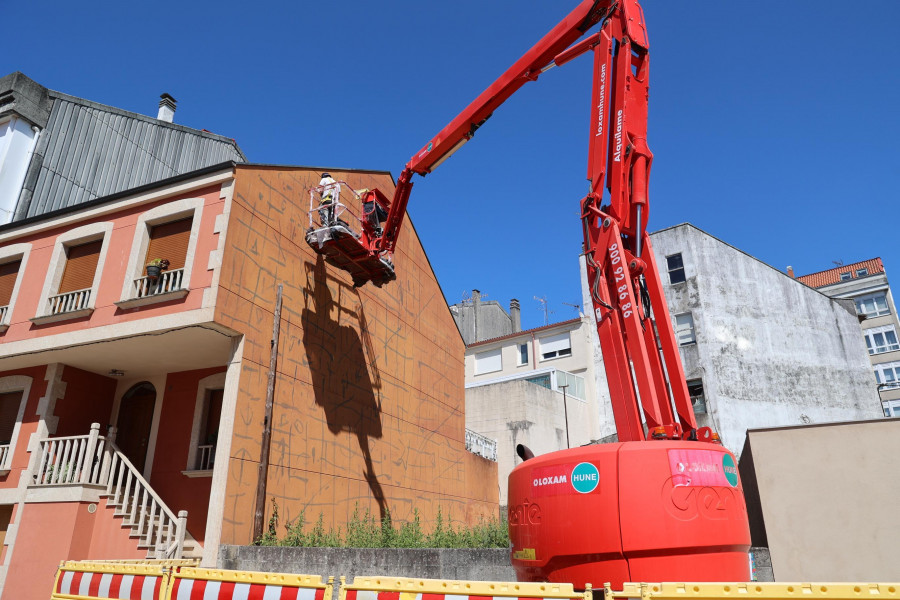 Primeros trazos del Rexenera Fest en Carballo
