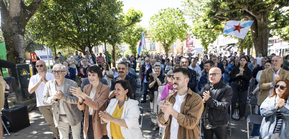 Pontón y Miranda afirman en Carballo que solo el BNG dará voz a Galicia en Europa
