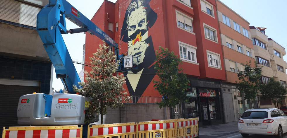Los murales del Rexenera empiezan a coger forma