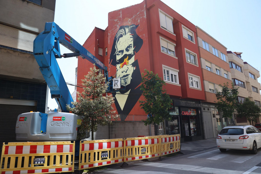 Los murales del Rexenera empiezan a coger forma