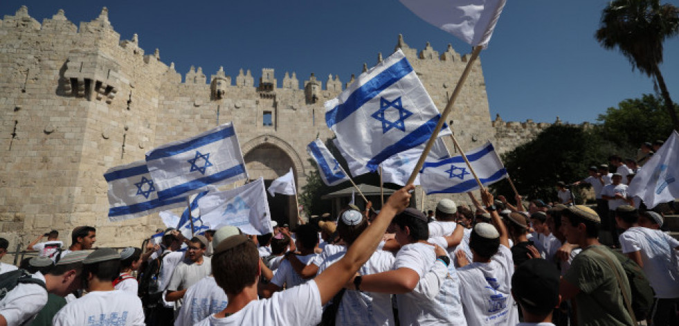 Radicales judíos irrumpen en la Explanada de las Mezquitas en el Día de Jerusalén