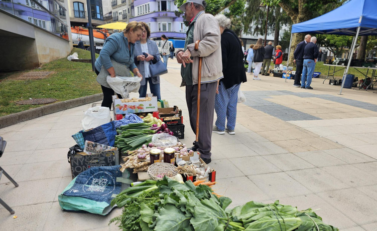 Los productos de la huerta triunfan en Carballo