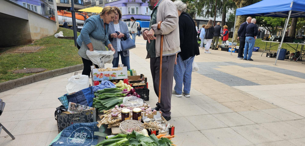Los productos de la huerta triunfan en Carballo