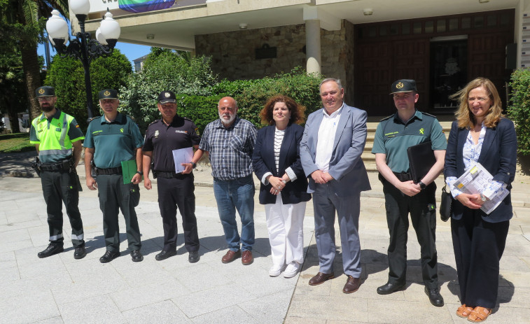 La criminalidad en A Laracha está diez puntos por debajo de la media gallega y es la mitad de la estatal
