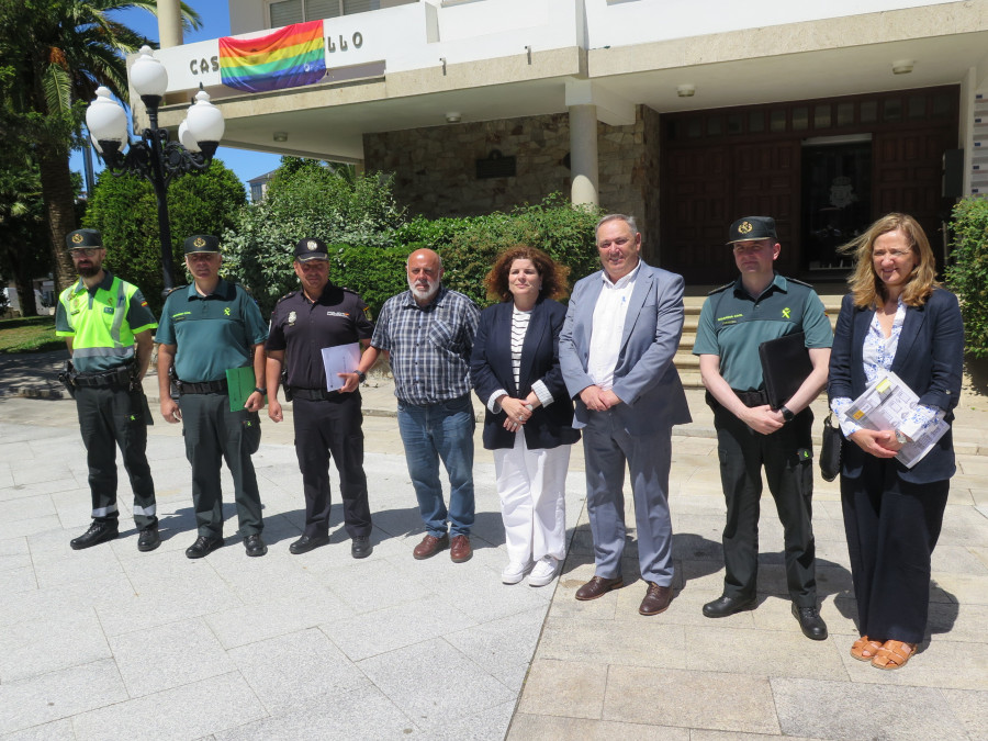 La criminalidad en A Laracha está diez puntos por debajo de la media gallega y es la mitad de la estatal