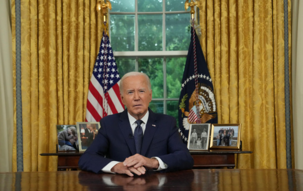 El presidente estadounidense, Joe Biden, anuncia su retirada