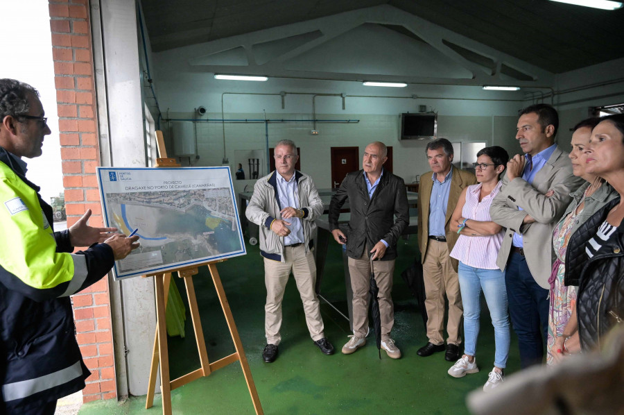 La Consellería do Mar adjudica por 158.000 euros las obras de dragado del puerto de Camelle
