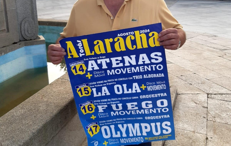 Una inversión de 75.000 euros para las fiestas de A Laracha