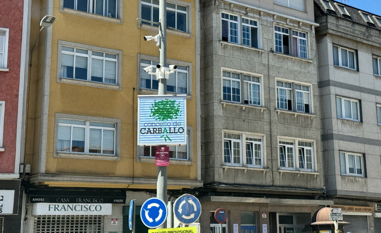 El sistema de videovigilancia de Carballo ya está instalado y en fase de prueba