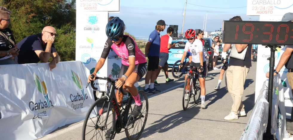 Promesas de ciclismo nacional compiten en Carballo