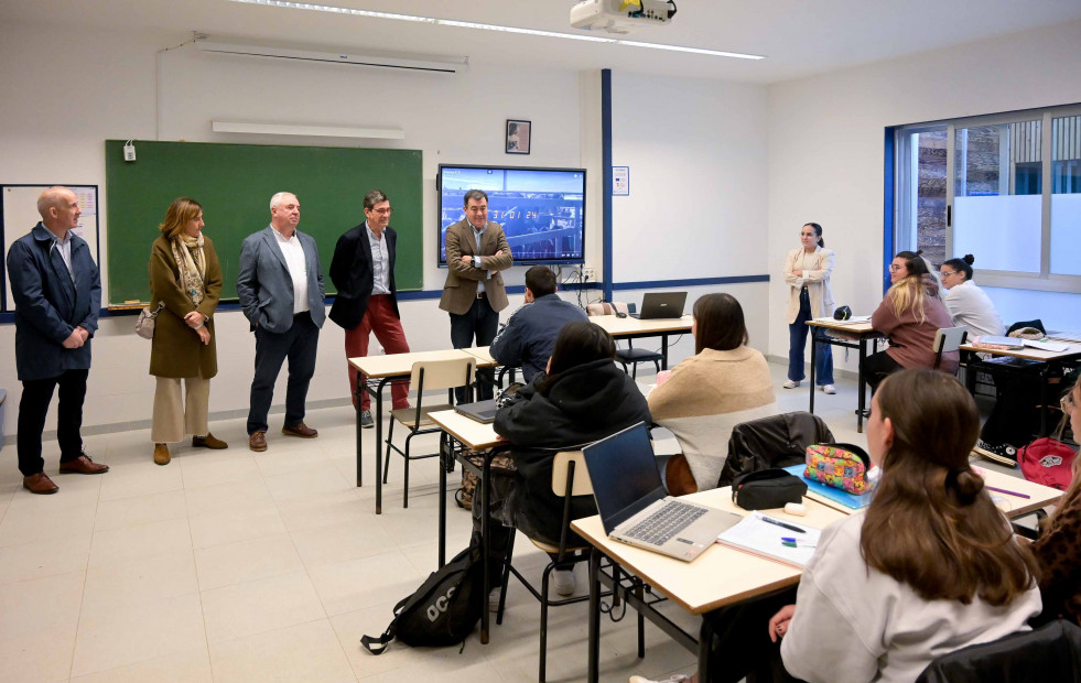 El conselleiro de Educación destaca la formación rural en Fonteboa