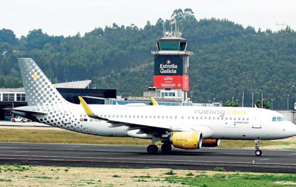 Vuelos desde A Coruña a Barcelona o Londres a partir de 20 euros en el Cyber Monday de Vueling
