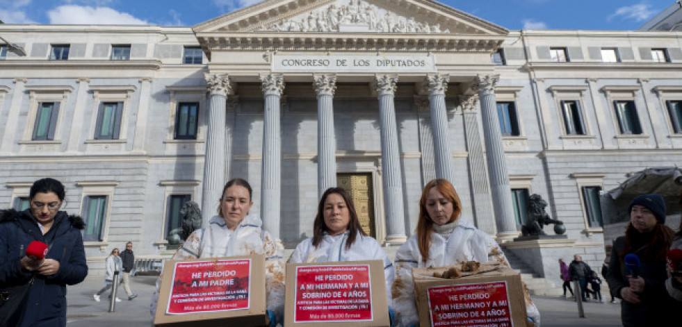Familias de fallecidos por la DANA exigen justicia ante el Congreso