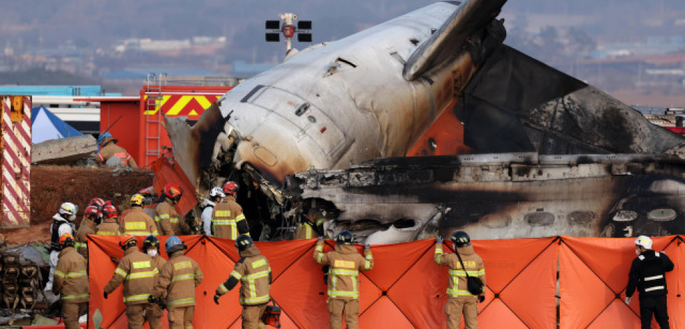 Al menos 176 muertos en una de las peores tragedias aéreas de la historia de Corea del Sur