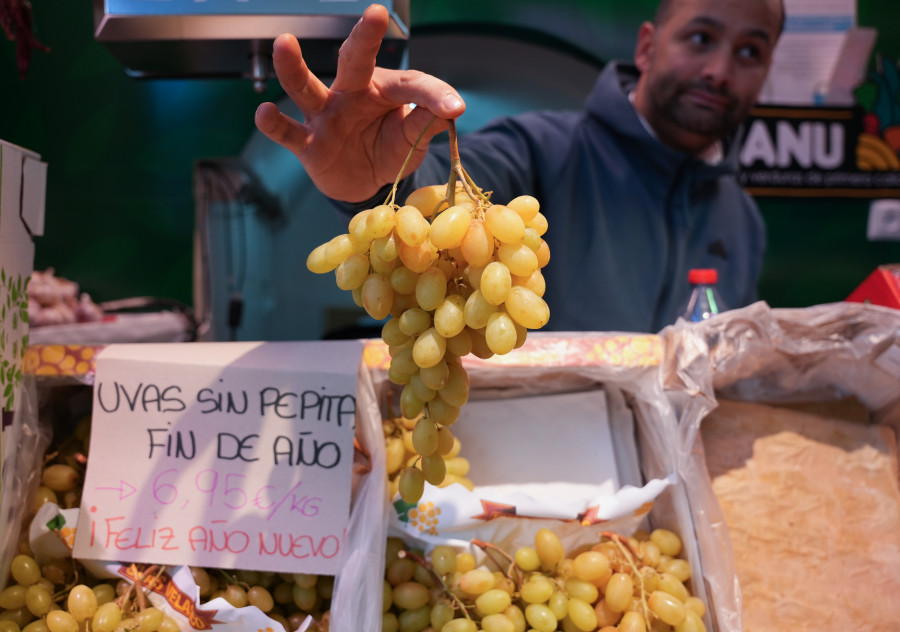 Las uvas ya son como el marisco