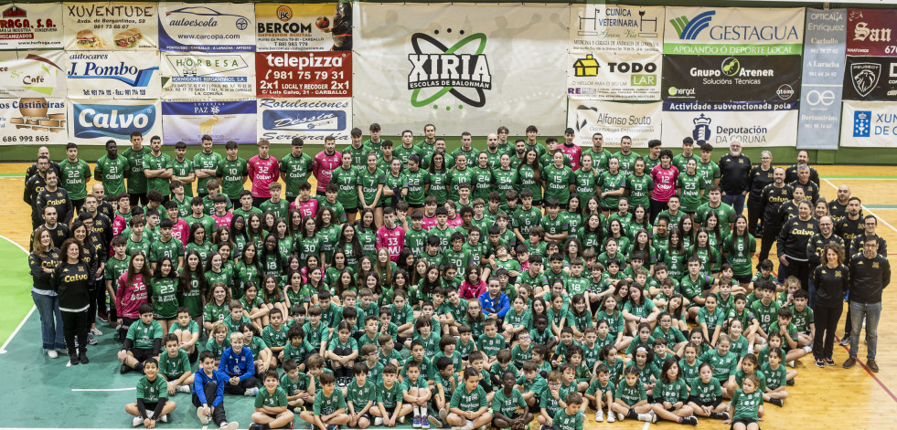 El Xiria de balonmano presenta a sus equipos