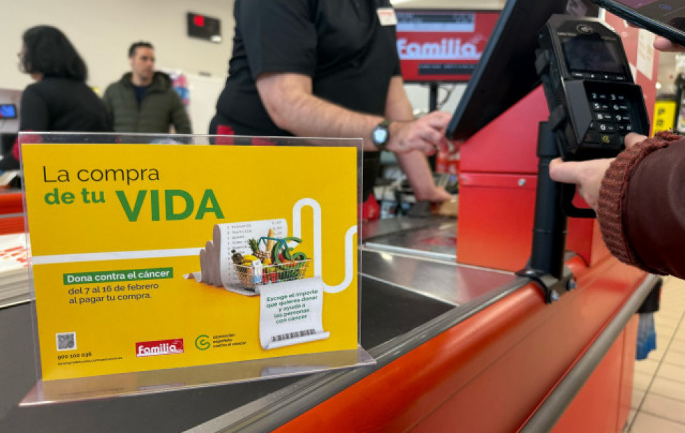 Vegalsa-Eroski se une a la campaña 'La Compra de Tu Vida' de la Asociación Española Contra el Cáncer