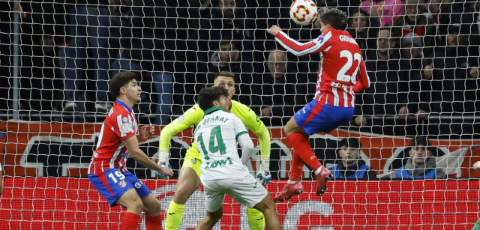 Giuliano, Lino, Correa y Sørloth dirigen al Atlético hacia las semifinales de Copa (5-0)