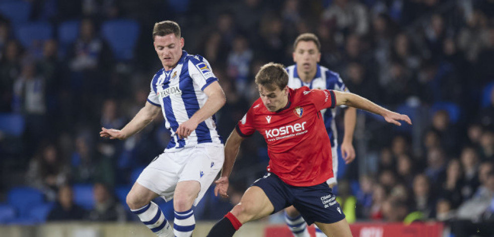 La Real Sociedad doblega a Osasuna y vuelve a semifinales de Copa (2-0)