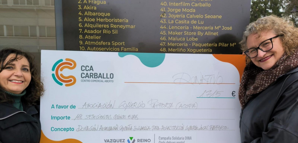 El CCA de Carballo, agradecido tras la colaboración ciudadana con la DANA