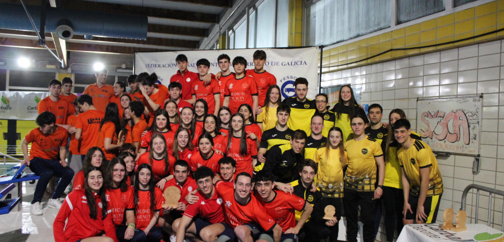 Sal y Sysca brillan en el Campeonato gallego de salvamento de distancias cortas