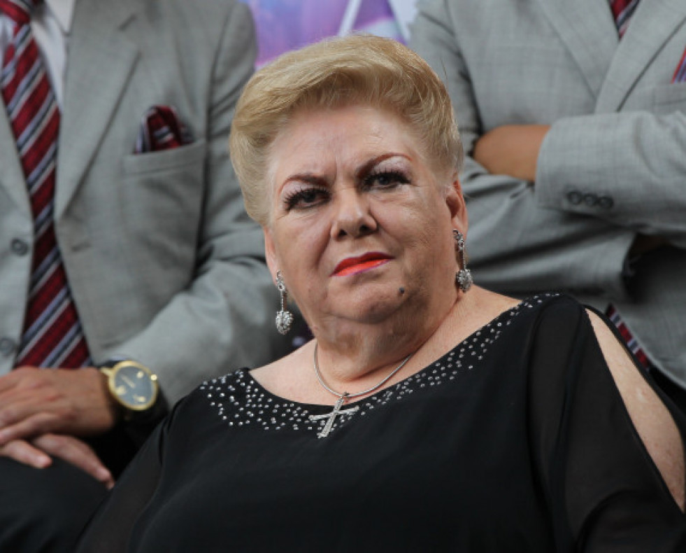 Fotografadearchivodel3demarzode2019delacantantemexicanaPaquitaladelBarrioenCiudaddeMxicoMxico