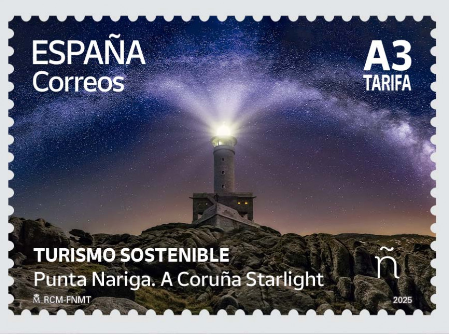 Correos emite un sello de Punta Nariga como destino Starlight