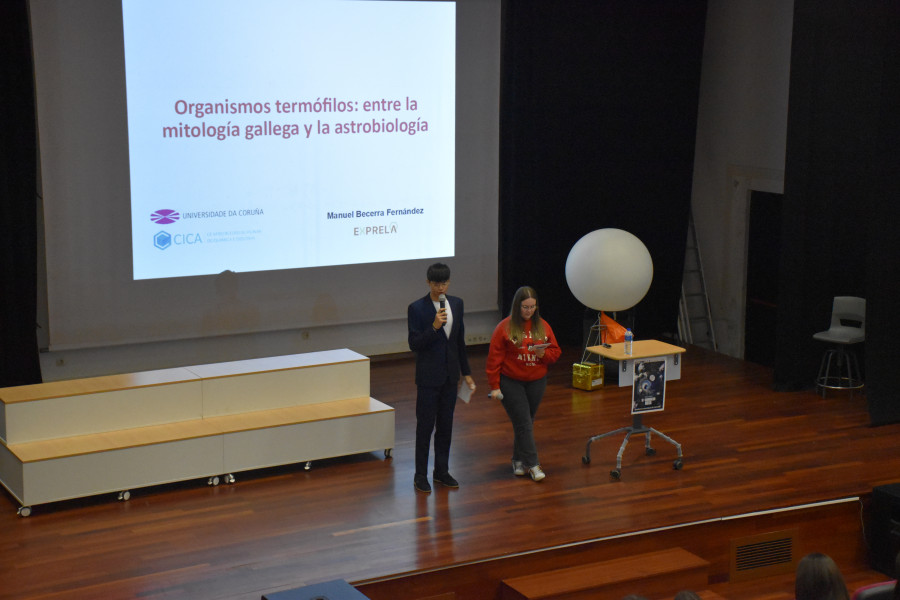 El Auditorio Municipal de Cerceda acogió el sexto Congreso de la Axencia Escolar Espacial Galega
