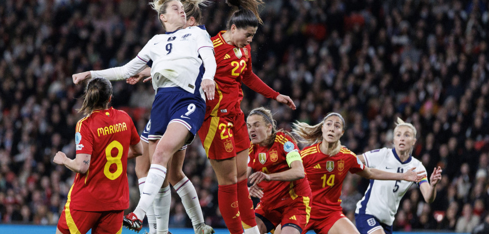 España se apaga ante Inglaterra (1-0)