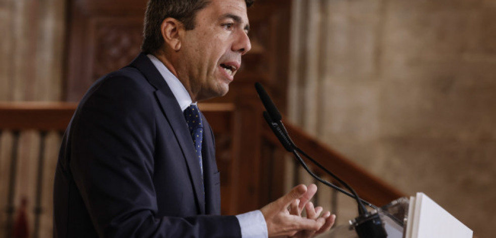 Mazón no habla de su futuro y la oposición valora presentar una moción de censura