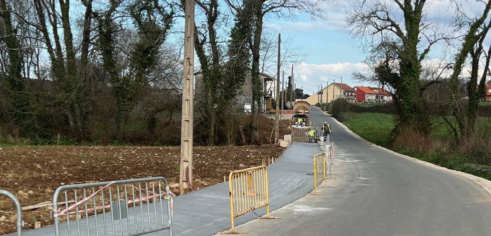 Coristanco tiene obras en fase de ejecución por importe superior a los 2 millones de euros