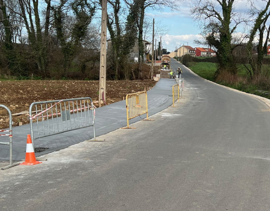 Coristanco tiene obras en fase de ejecución por importe superior a los 2 millones de euros