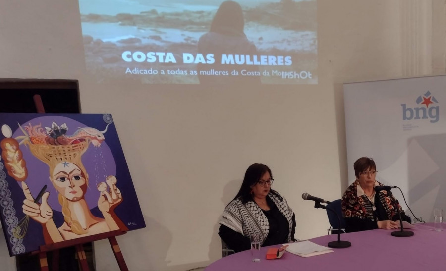 Viki Ribadulla, primera homenajeada por las mujeres del BNG