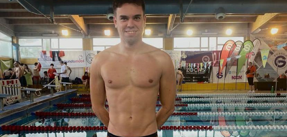 Sergio Campos, del SAL, récord de España de 50 metros obstáculos