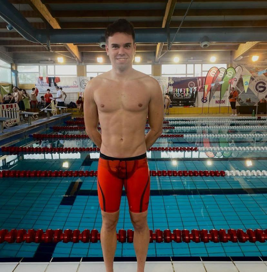 Sergio Campos, del SAL, récord de España de 50 metros obstáculos