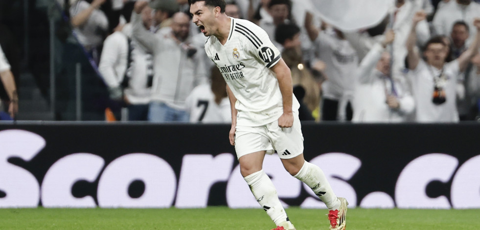 Brahim le da una ventaja mínima al Real Madrid para la vuelta (2-1)