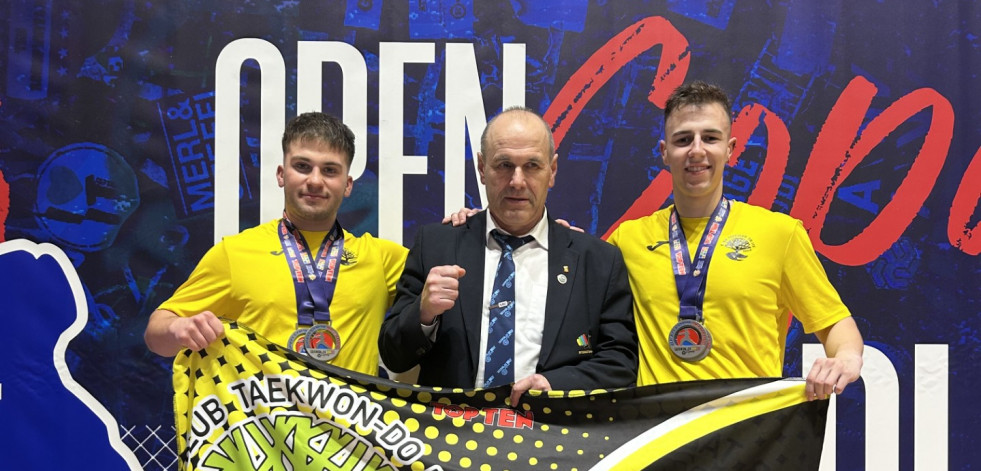 Cinco platas para el Club Taekwon-do ITF Carballo en el primer ranking del año
