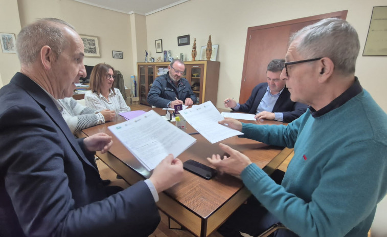 Los alcaldes de Carballo, Coristanco, Malpica y Ponteceso firman un nuevo convenio del CIM
