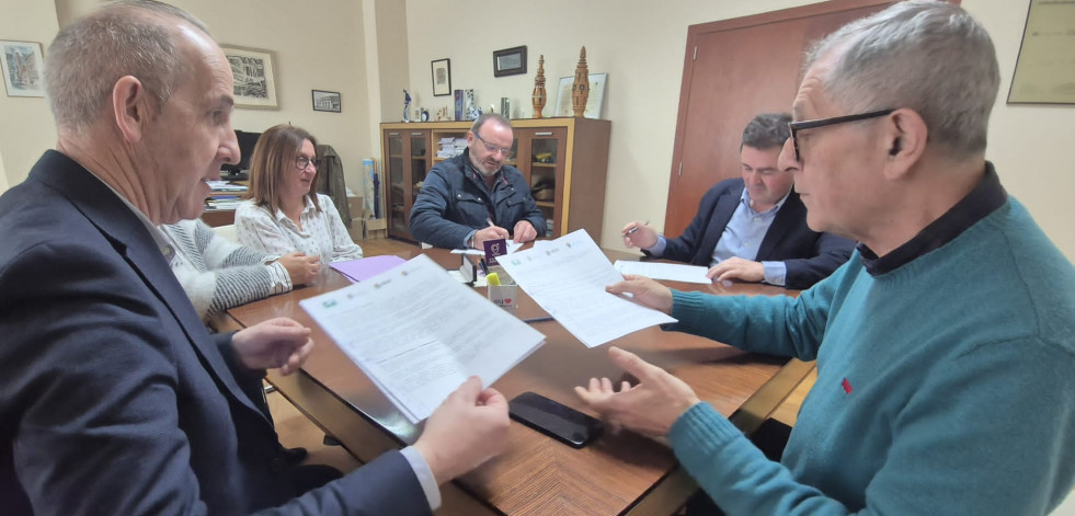 Los alcaldes de Carballo, Coristanco, Malpica y Ponteceso firman un nuevo convenio del CIM