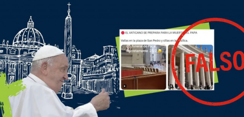 Este vídeo no muestra al Vaticano “preparándose para la muerte del papa”