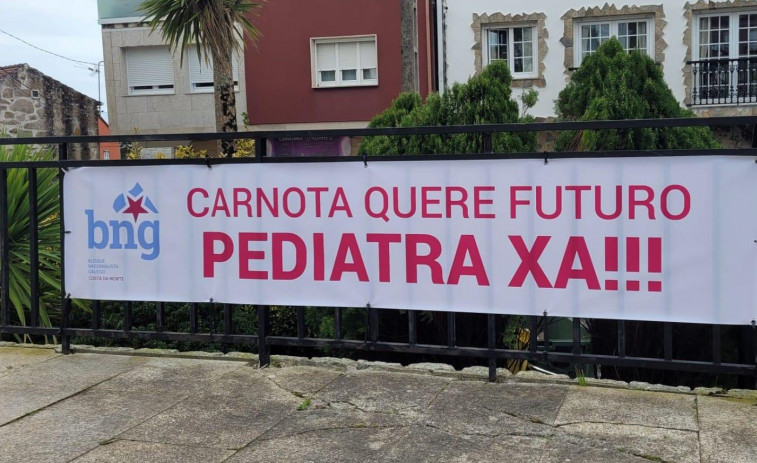 Los nacionalistas de Carnota denuncian el desmantelamiento del servicio de pediatría