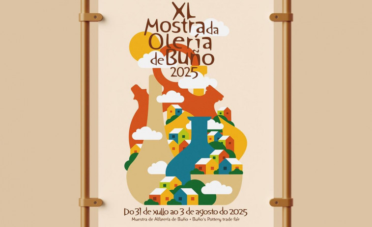 Adrián Varela es el autor del cartel de la Mostra de Olería de Buño
